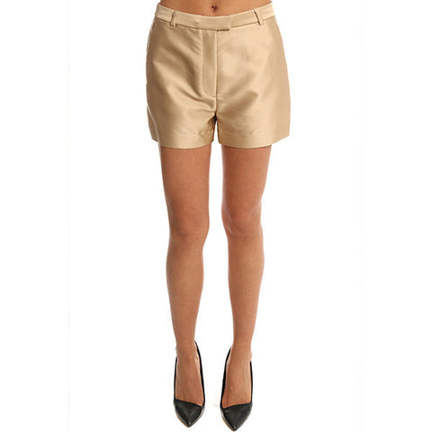 3.1 PHILLIP LIM Satin Flat Front Shorts<br/>緞面西裝短褲 (淺褐色)