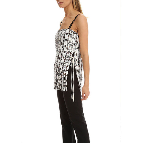 3.1 PHILLIP LIM Bohemian Sequin Tank<br/>民族風開衩背心