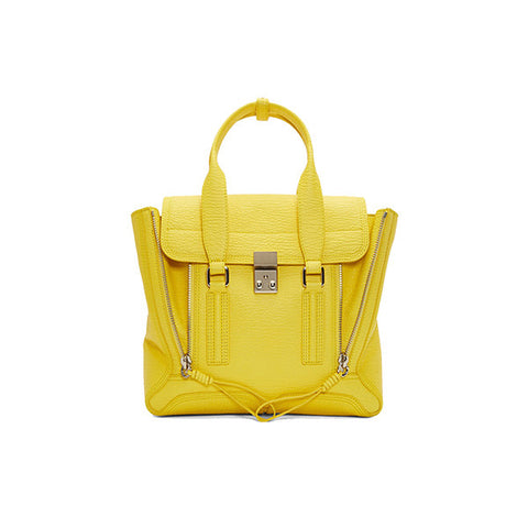 3.1 PHILLIP LIM Medium Pashli Satchel (AS15-0179SKC-Daffodil) - Shark Tank Taiwan 